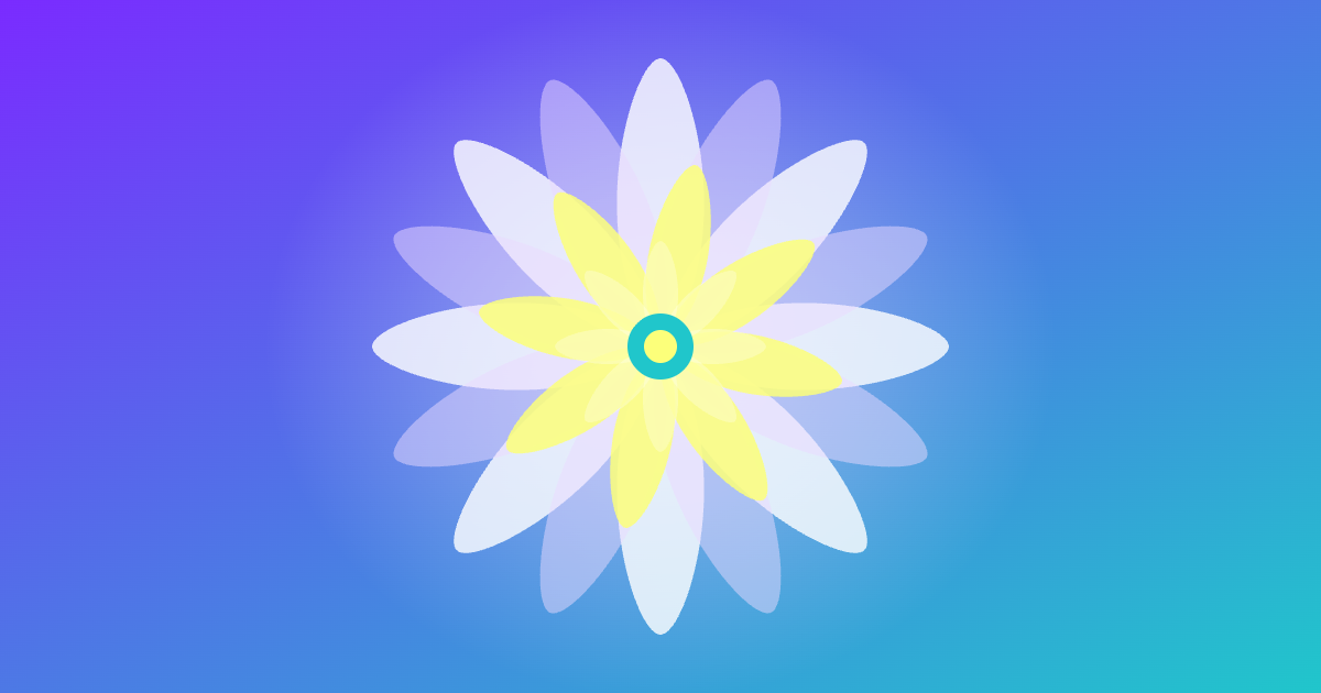 Coherent brand color petal bloom