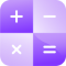 Purple Calculator Icon
