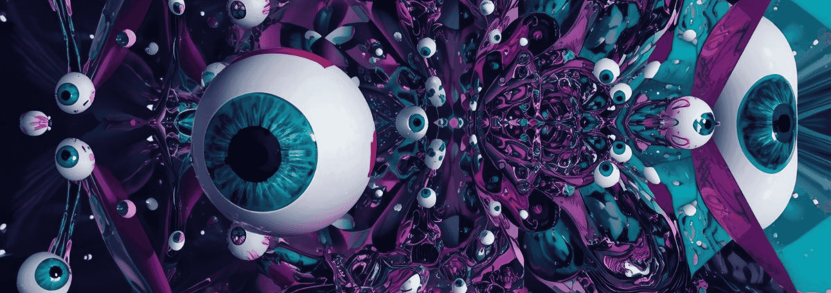 EUC kaleidoscope purple graphic