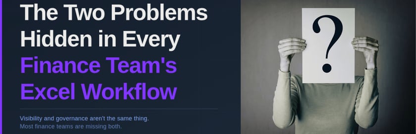 Finance Excel Workflows