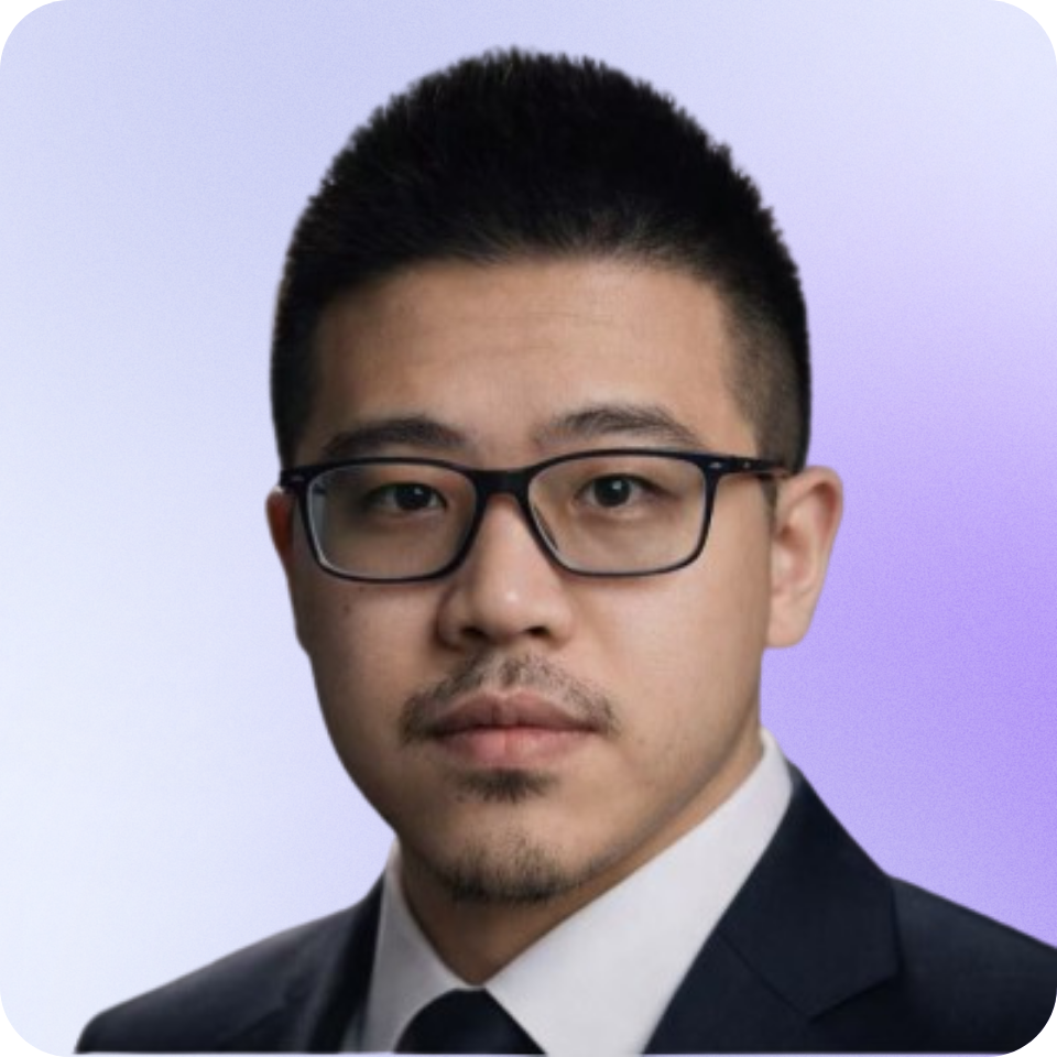 Donovan Hou Purple BG Headshot