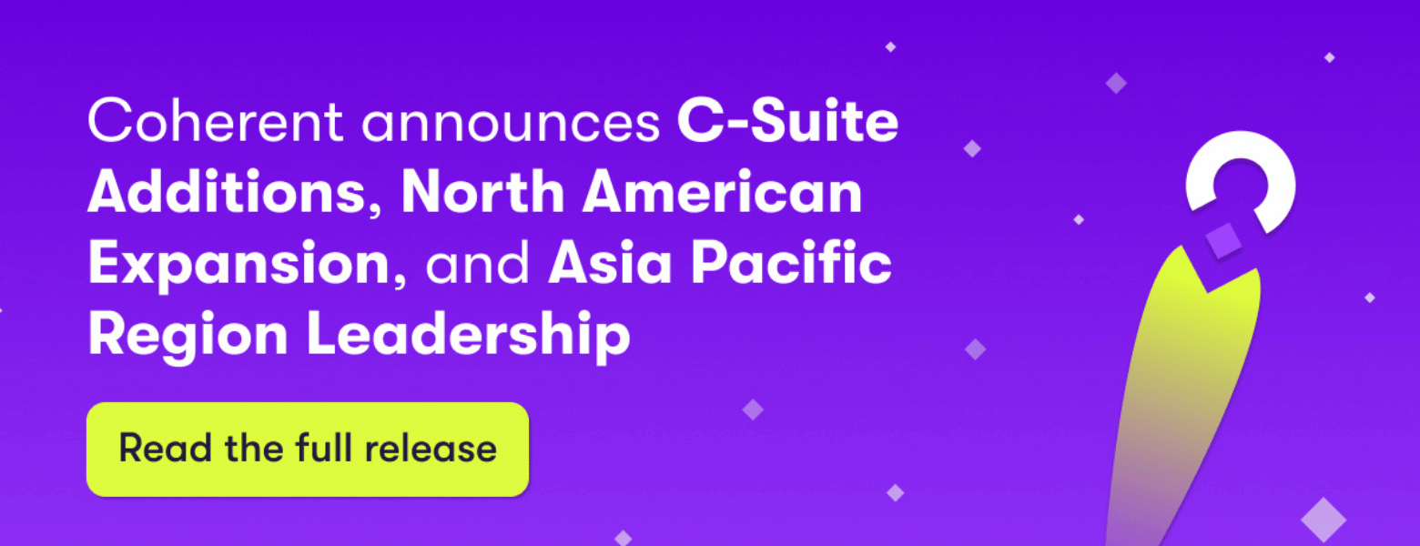 Coherent Announces C-Suite Additions